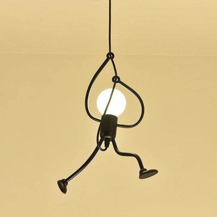 Playful Monkey Hanging Pendant Light