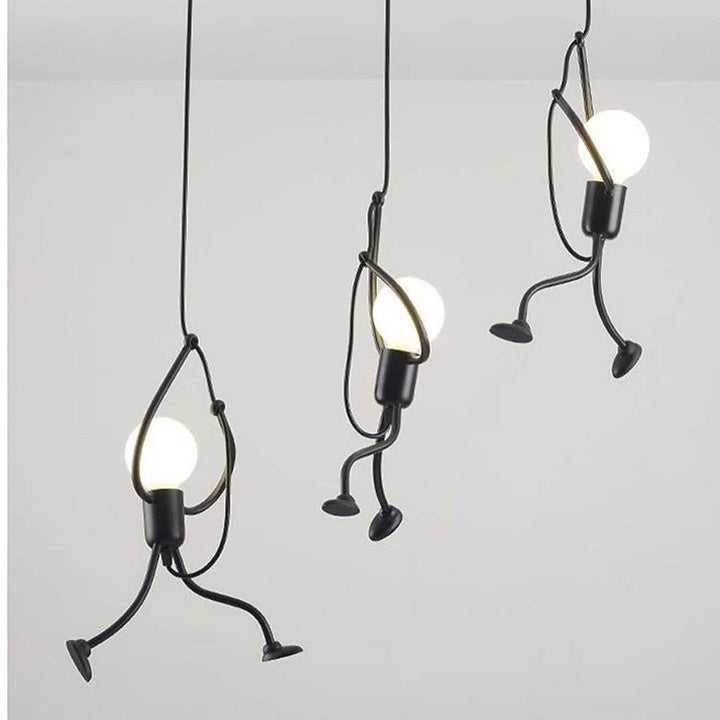 Playful Monkey Hanging Pendant Light