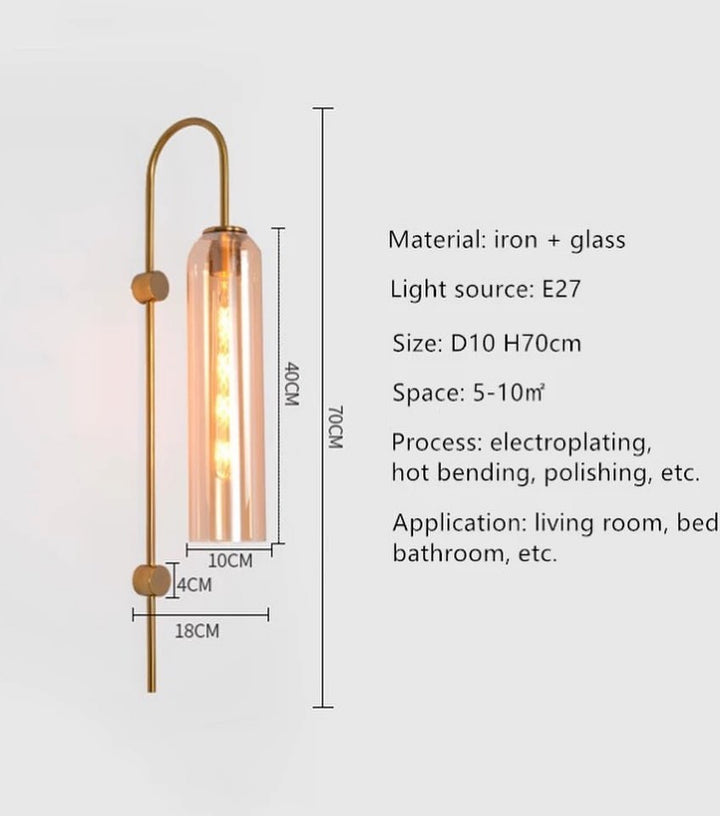 Modern Cylinder Wall Sconce Light