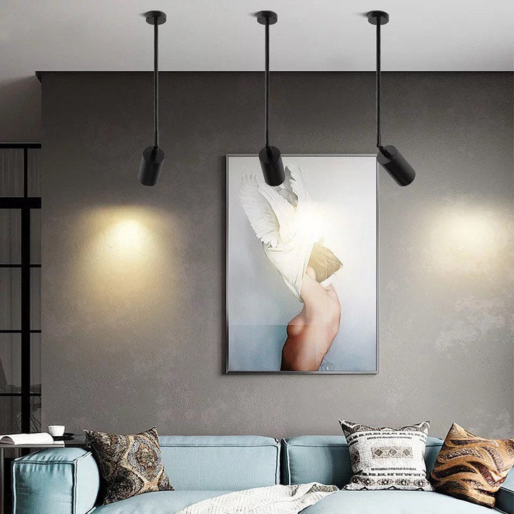 Modern Adjustable Black Ceiling Spotlights for Versatile Lighting