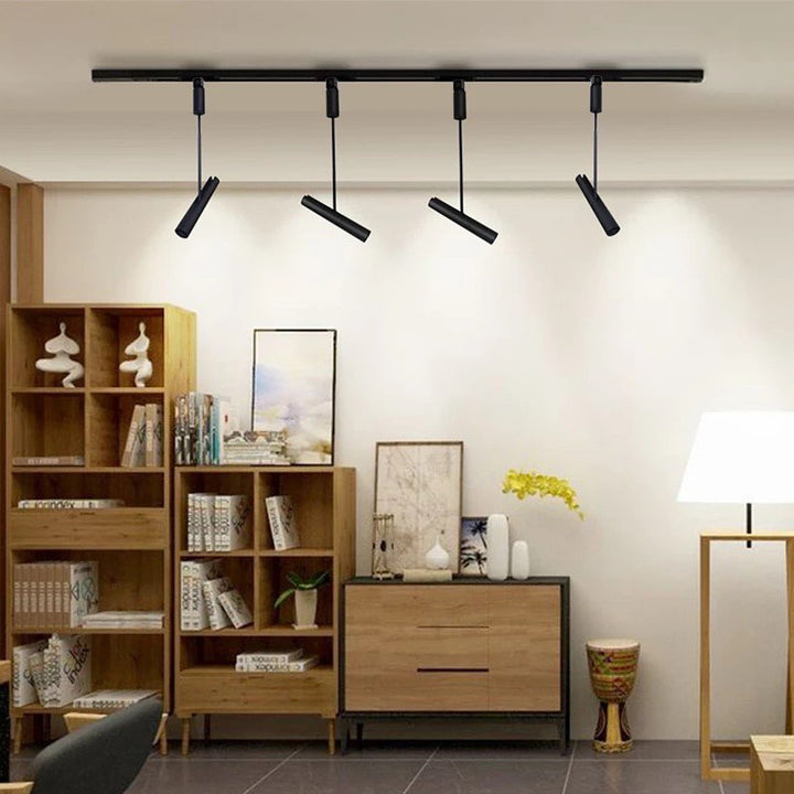 Modern Adjustable Black Ceiling Spotlights for Versatile Lighting