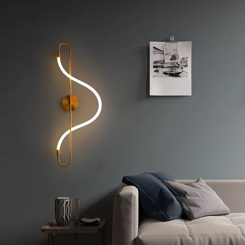 Modern LED Loop Wall Lamp