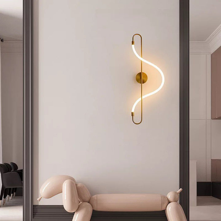 Modern LED Loop Wall Lamp