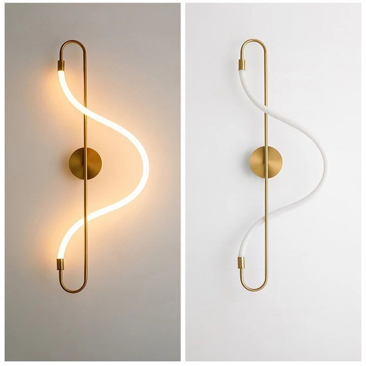 Modern LED Loop Wall Lamp