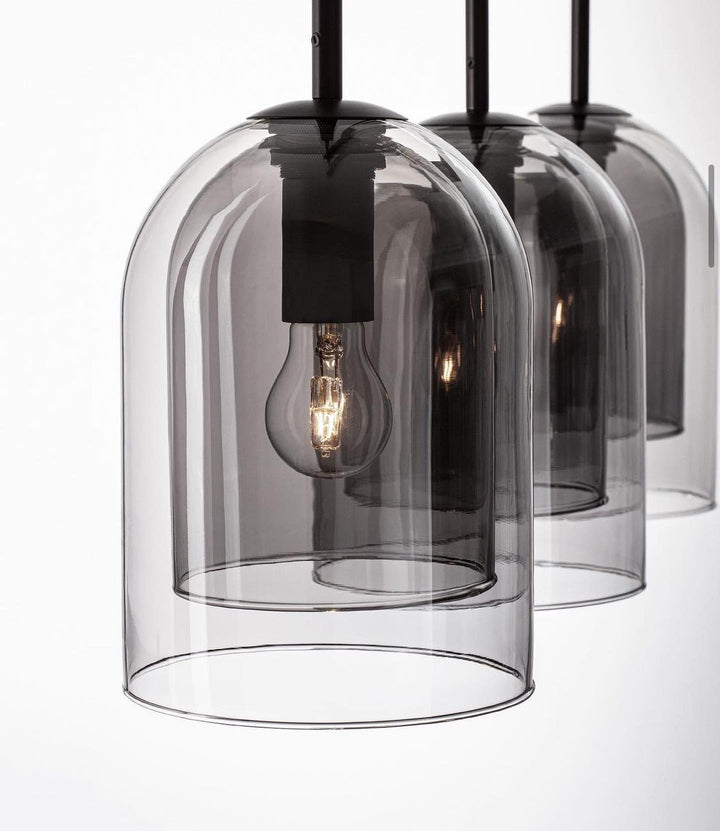 Modern Glass Pendant Light Trio