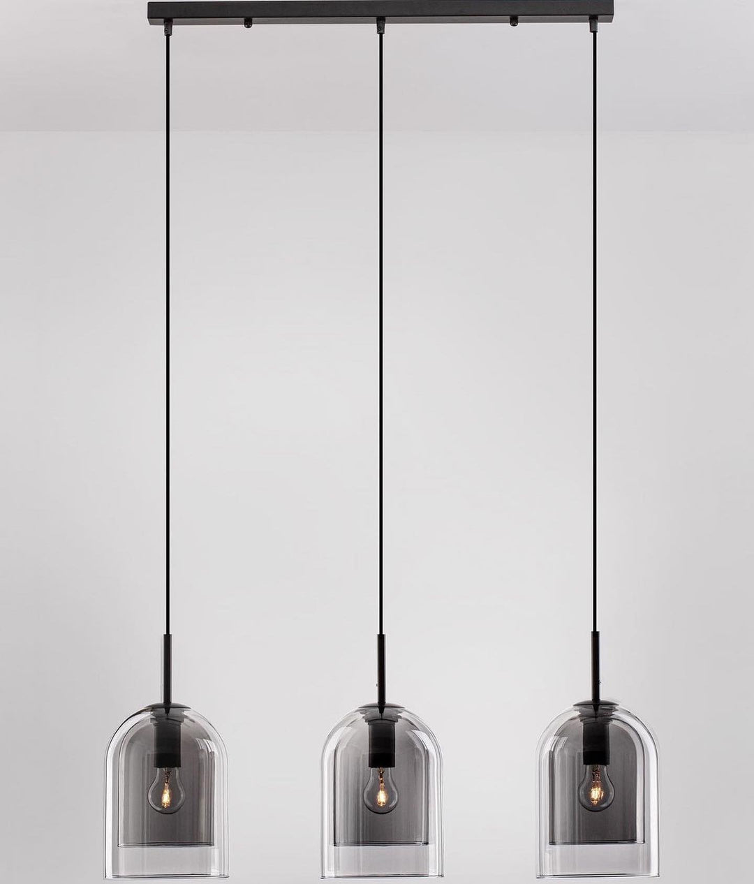 Modern Glass Pendant Light Trio