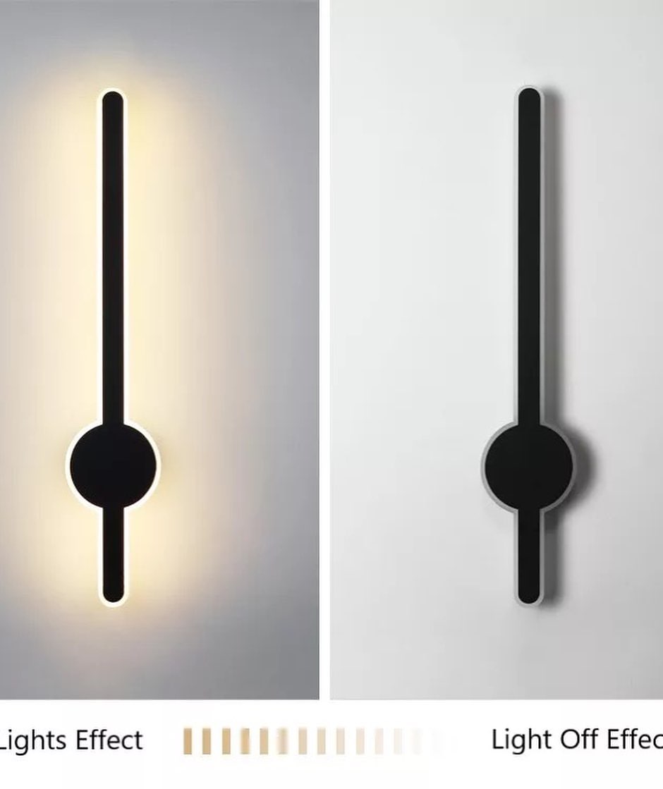 Minimalist LED Wall Light - Sleek Vertical Design for Modern Spaces