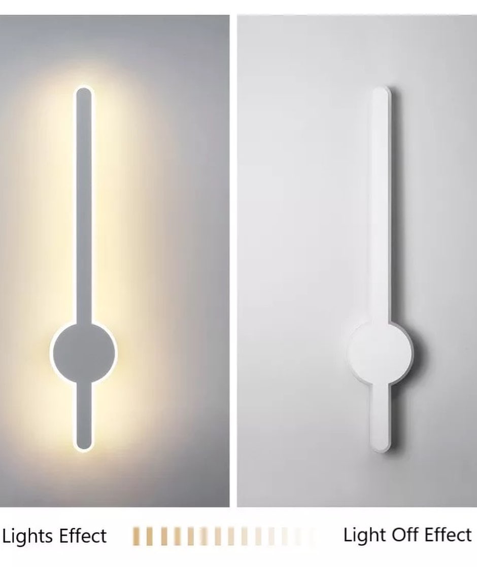 Minimalist LED Wall Light - Sleek Vertical Design for Modern Spaces