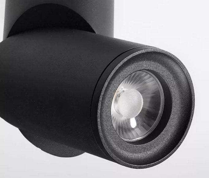 Modern Adjustable Ceiling Spotlight - Black and White Finish