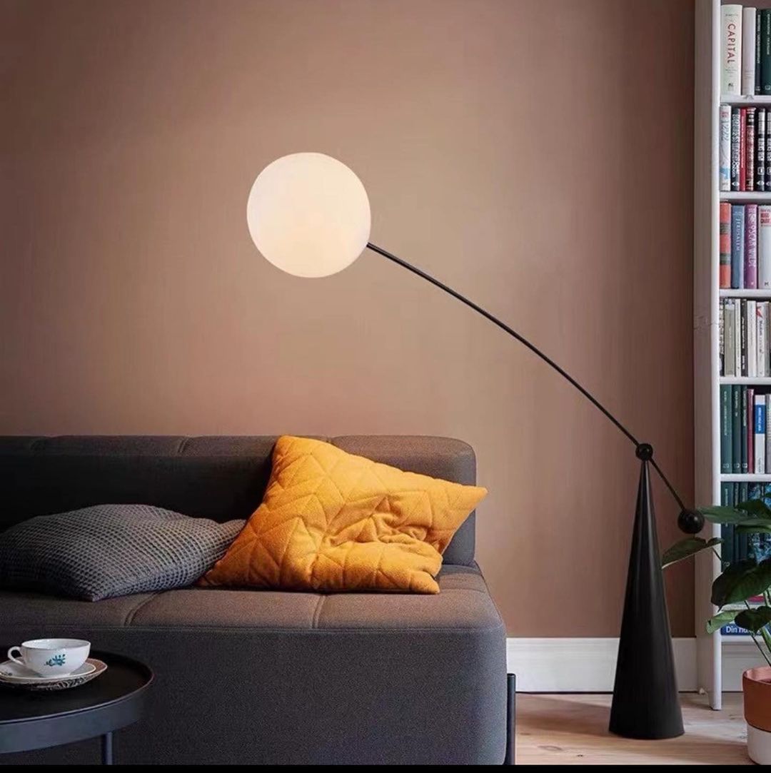 Modern Arc Globe Floor Lamp