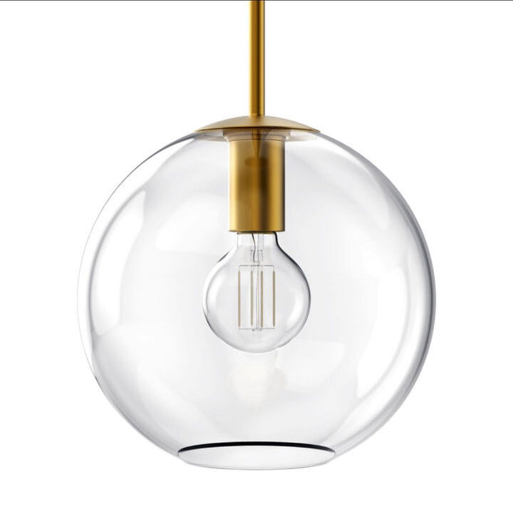 Modern Globe Pendant Light With Adjustable Arm 35 ~ 70 cm