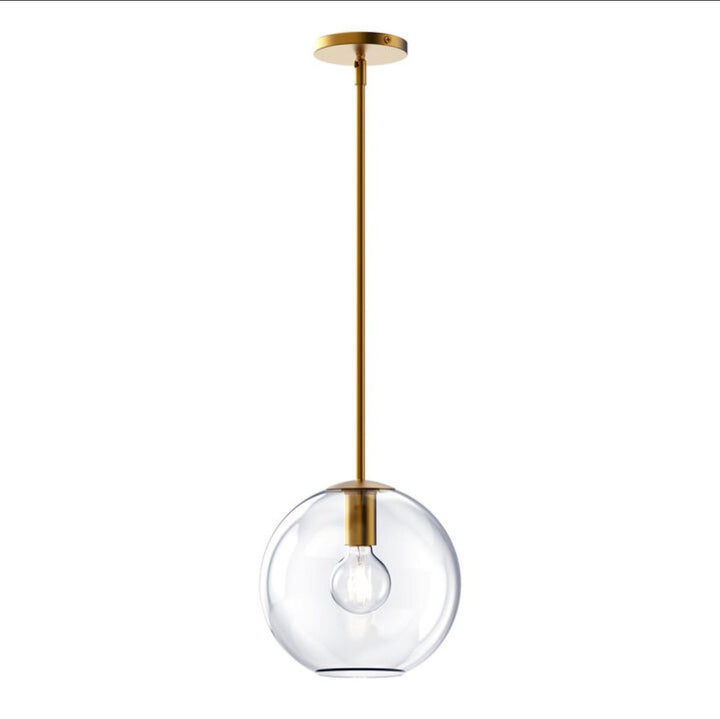 Modern Globe Pendant Light With Adjustable Arm 35 ~ 70 cm