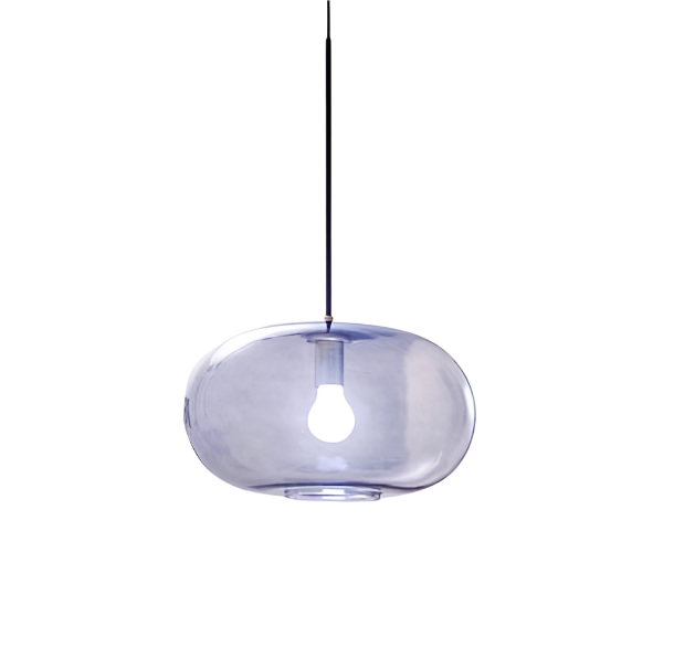 Modern Clear Glass Pendant Light for Dining Area