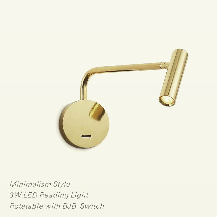 Minimalist LED Rotatable Reading Wall Light