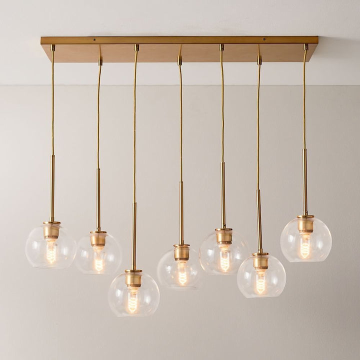 Contemporary Multi-Globe Pendant Light