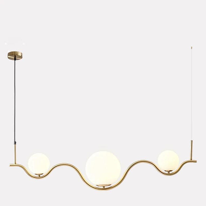 Modern Gold Globe Pendant Light