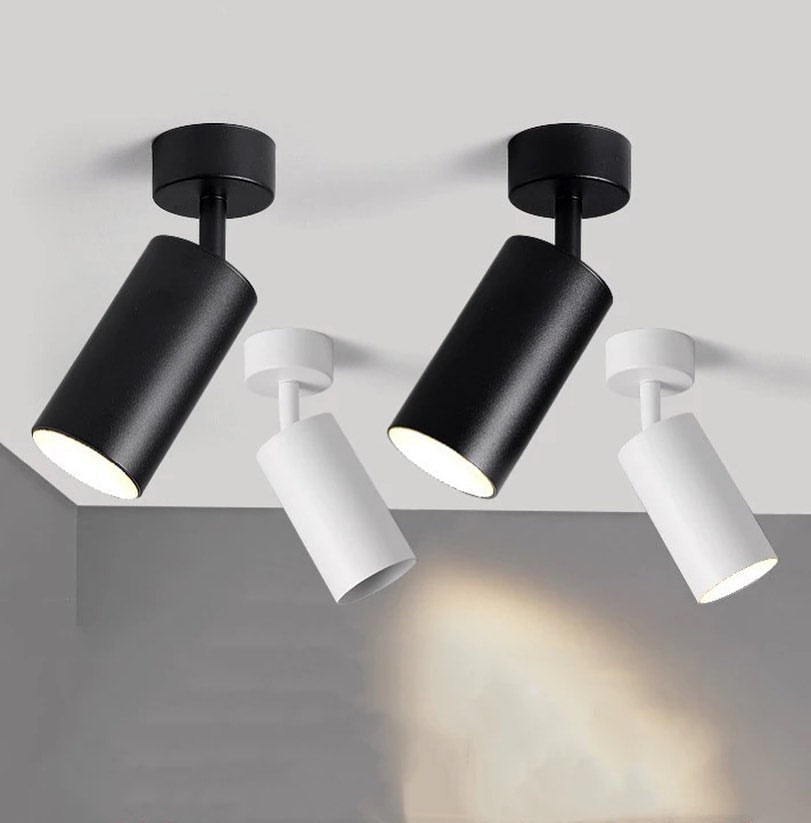 Modern Black Ceiling Spotlight