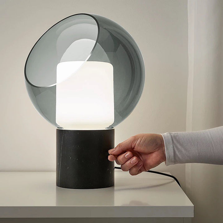 Modern Glass Globe Table Lamp