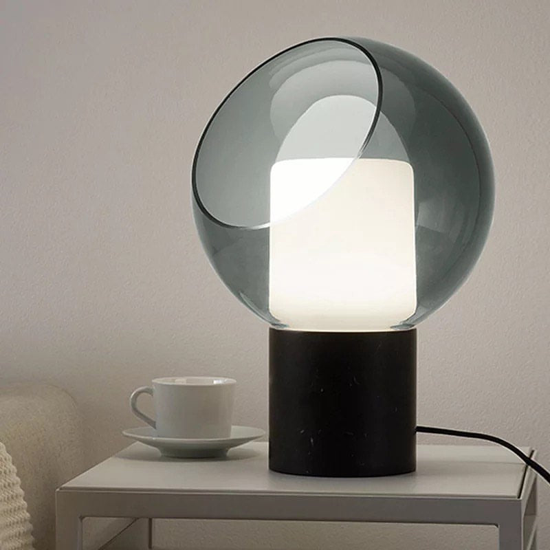 Modern Glass Globe Table Lamp