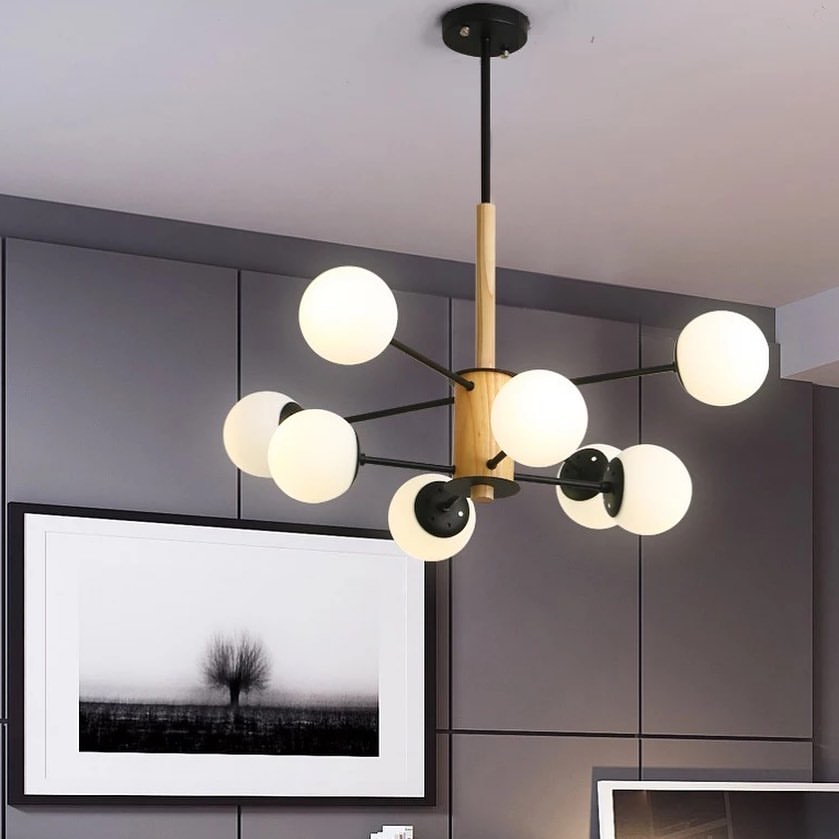 Modern Globe Chandelier