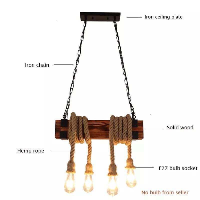 Rustic Rope Lighting Rustic Rope Pendant LightThis rustic pendant light brings a unique, na ...