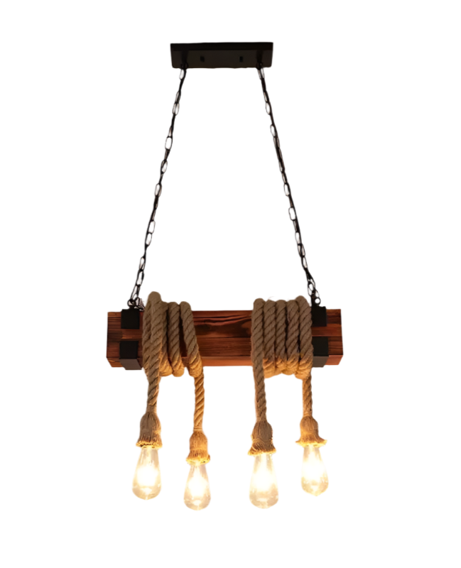 Eglo Rope Rustic Rope Pendant LightThis rustic pendant light brings a unique, na ...