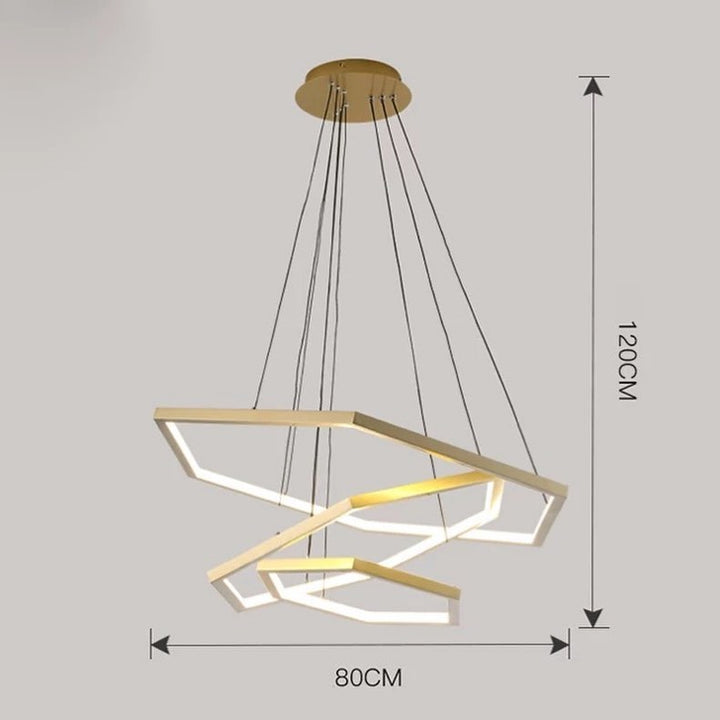 Modern Geometric LED Pendant Light