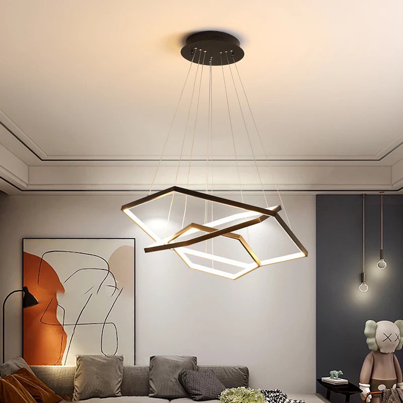 Modern Geometric LED Pendant Light