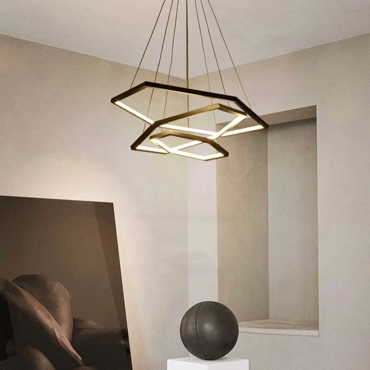 Modern Geometric LED Pendant Light