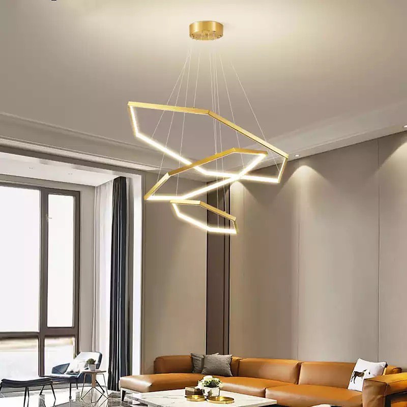 Modern Geometric LED Pendant Light