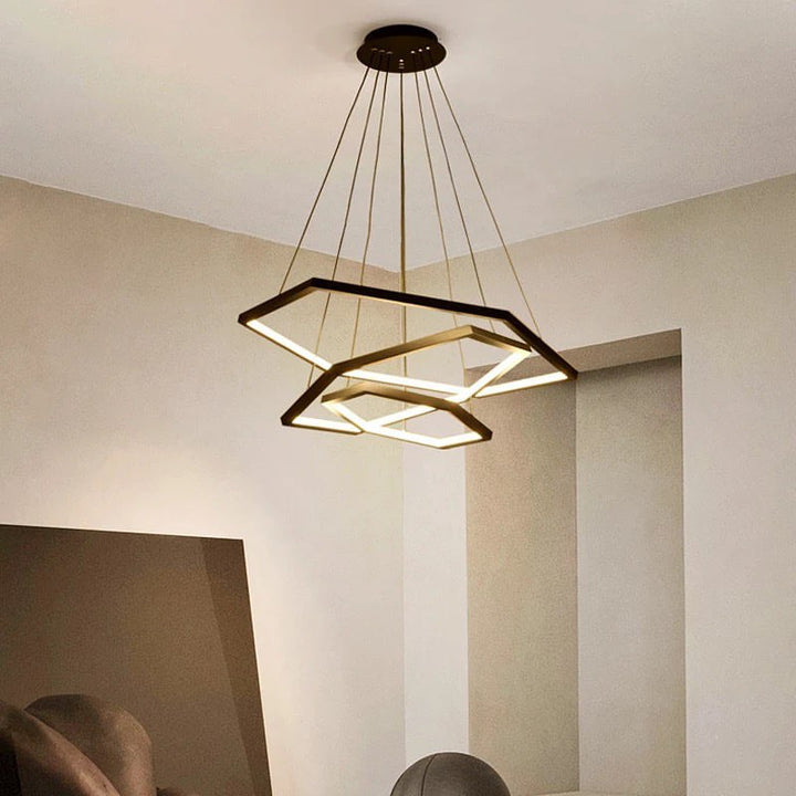 Modern Geometric LED Pendant Light