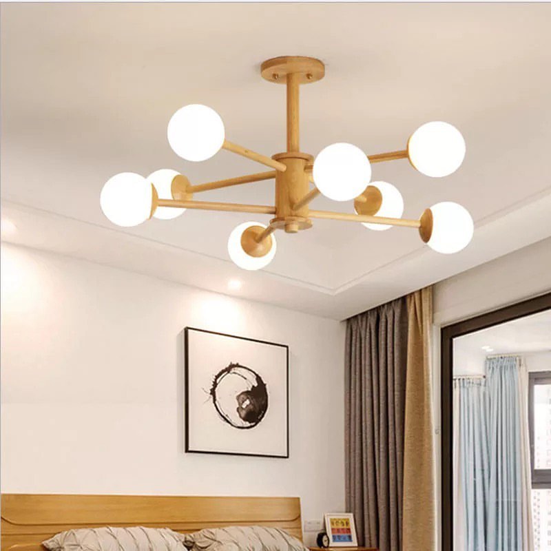 Modern Wooden Chandelier