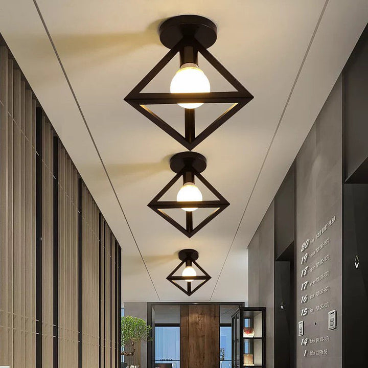 Modern Geometric Ceiling Light