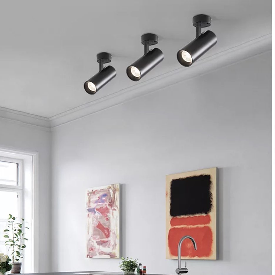 Adjustable Ceiling Spotlight - Black & White Options 20 Watt