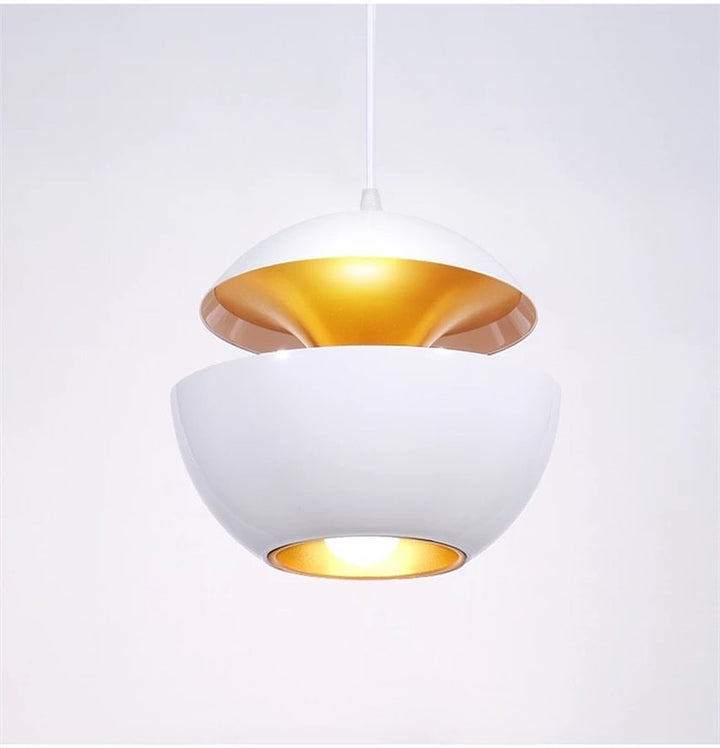 Modern Pendant Light with Unique Dual-Dome Design