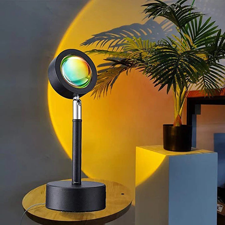 Modern Sunset Projection Lamp with Adjustable Light