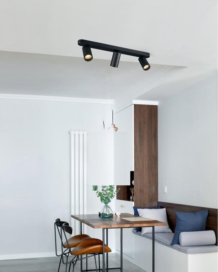 Modern Black Ceiling Spotlight with GU10 Lamp Holder