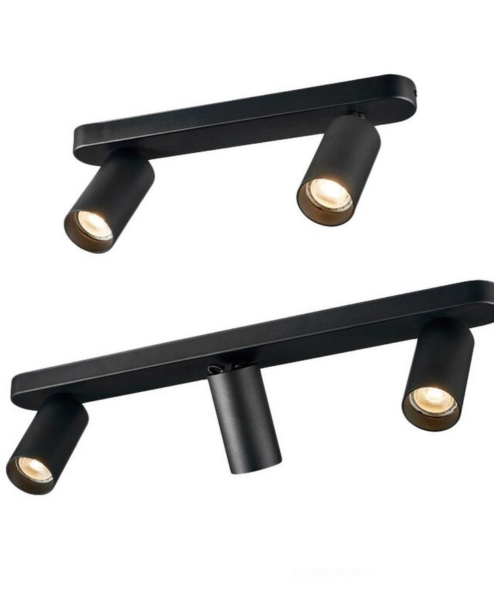 Modern Black Ceiling Spotlight with GU10 Lamp Holder