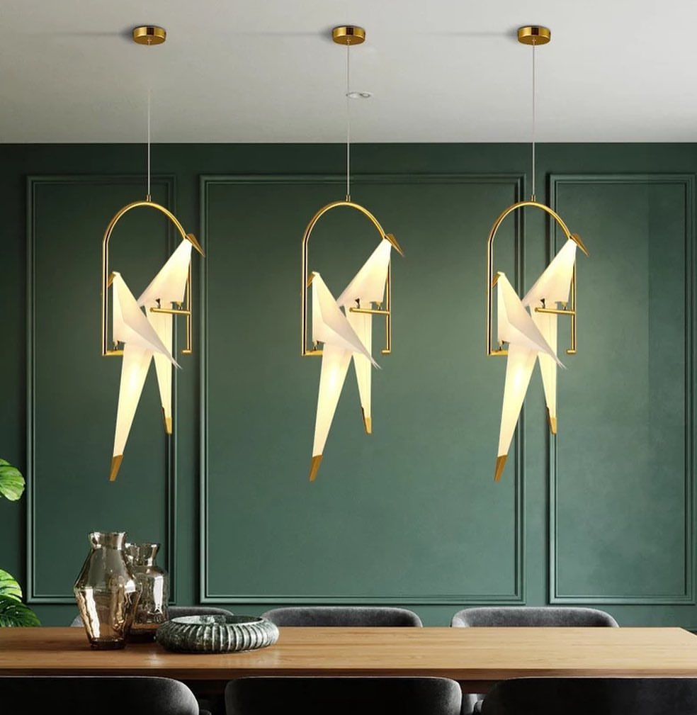 Modern Bird-Inspired Pendant Light
