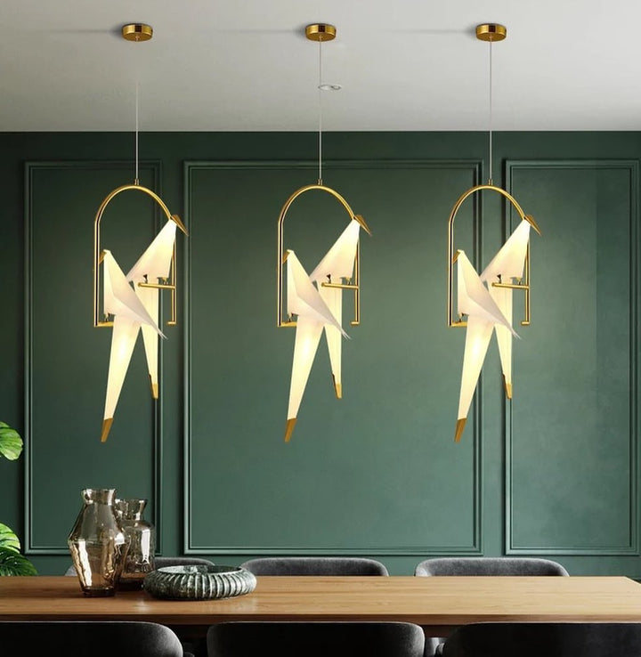 Modern Bird-Inspired Pendant Light