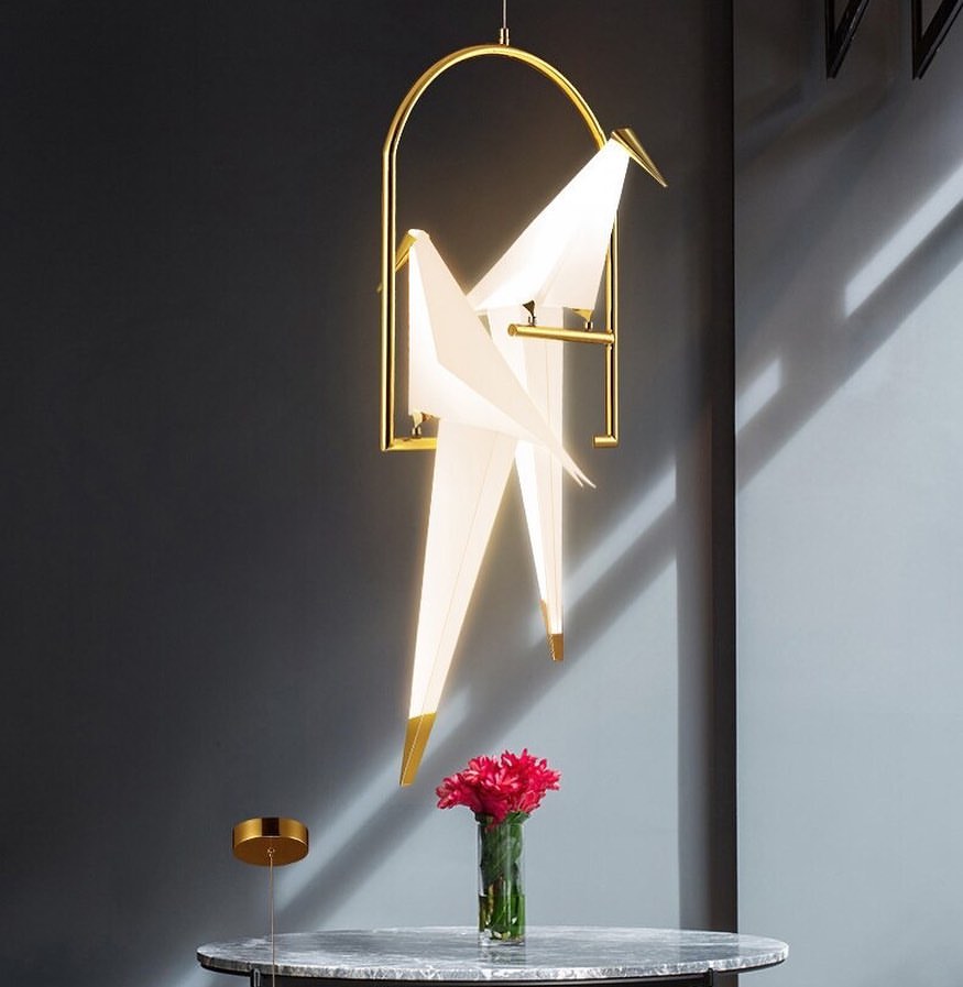 Modern Bird-Inspired Pendant Light