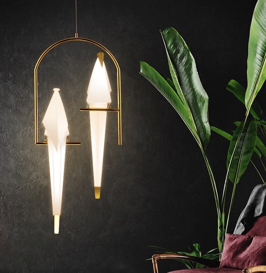 Modern Bird-Inspired Pendant Light