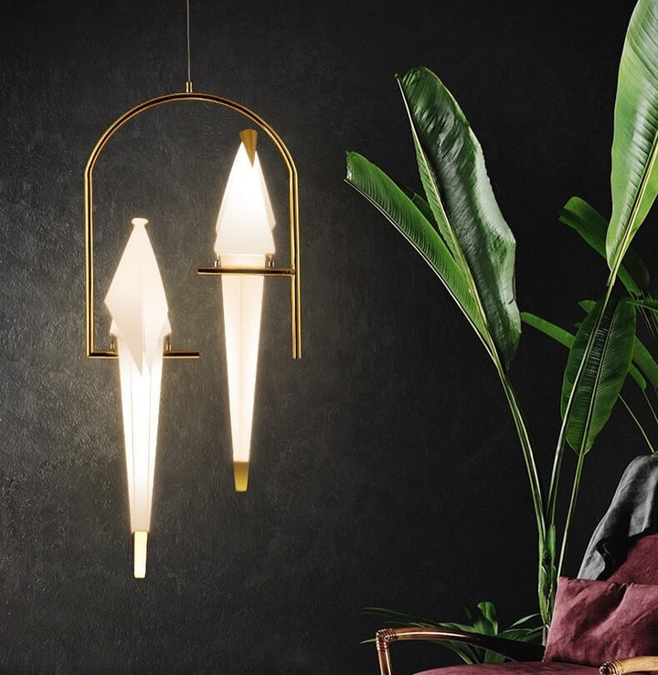 Modern Bird-Inspired Pendant Light