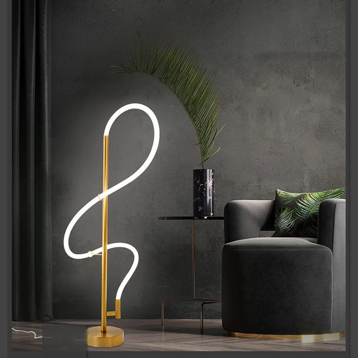 Modern Looped LED Floor Lamp