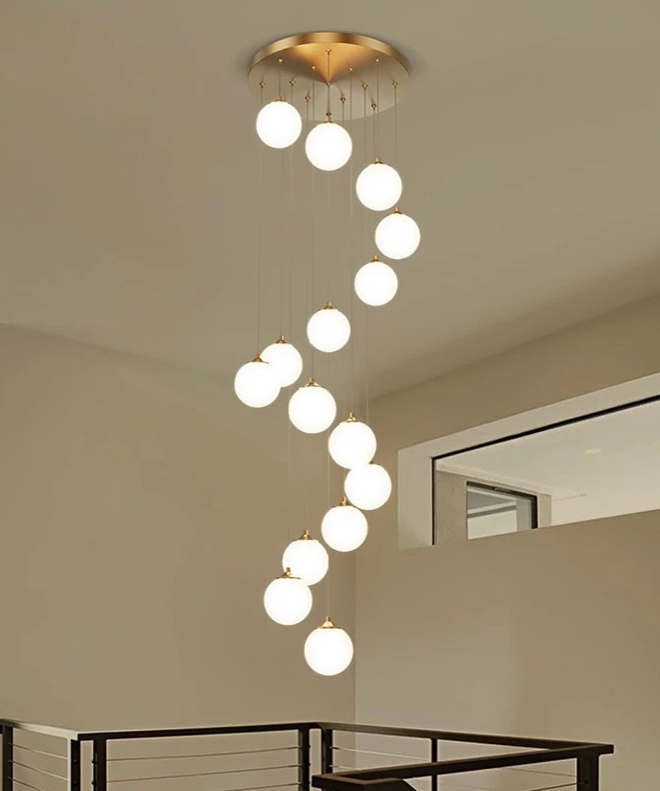 Modern Multi-Globe Pendant Light