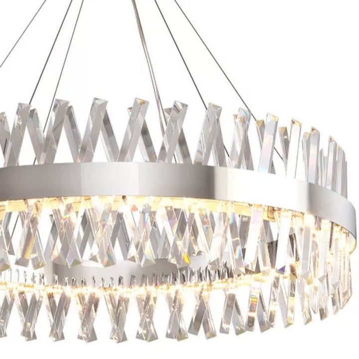 Modern Crystal Ring Chandelier