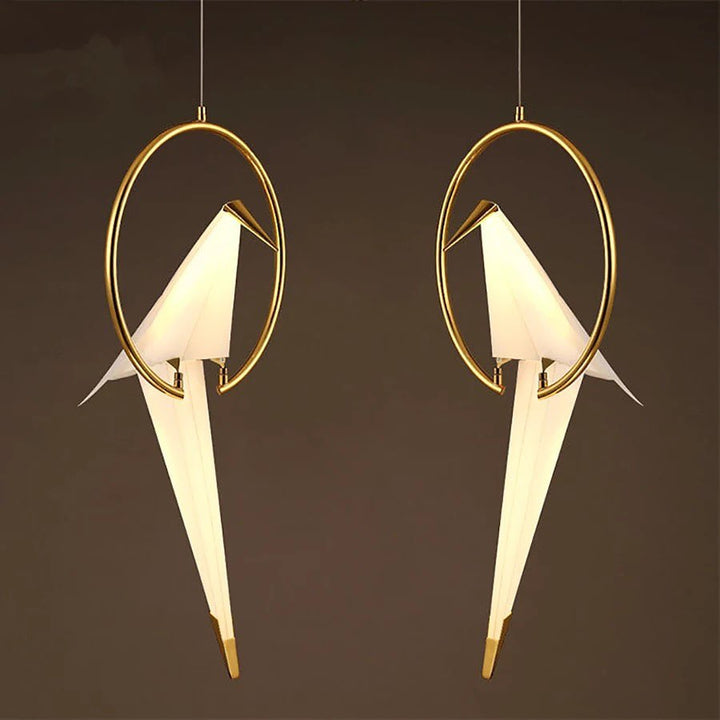 Origami Bird Pendant Light