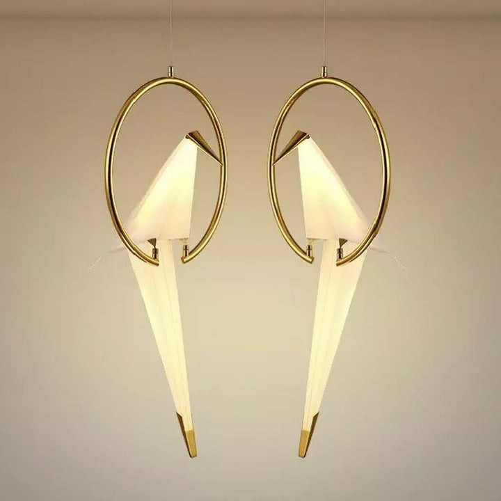 Origami Bird Pendant Light