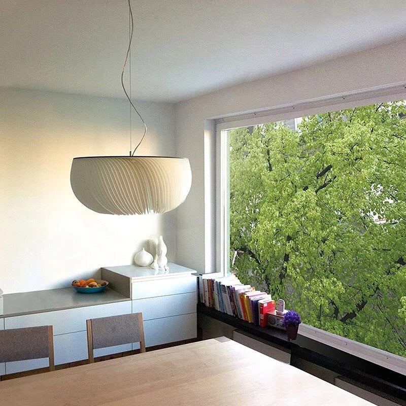 Elegant Modern Pendant Light with Pleated Shade