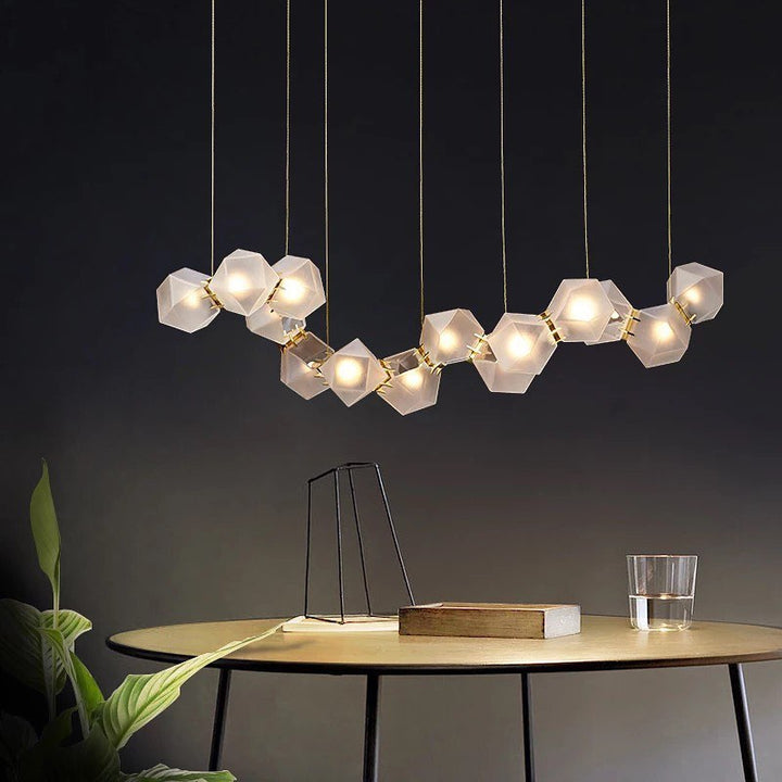 Modern Geometric Pendant Light for Dining Room